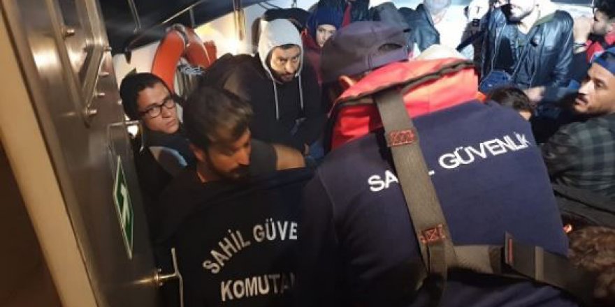 Bodrum'da 37 kaçak göçmen ile 2 organizatör yakalandı