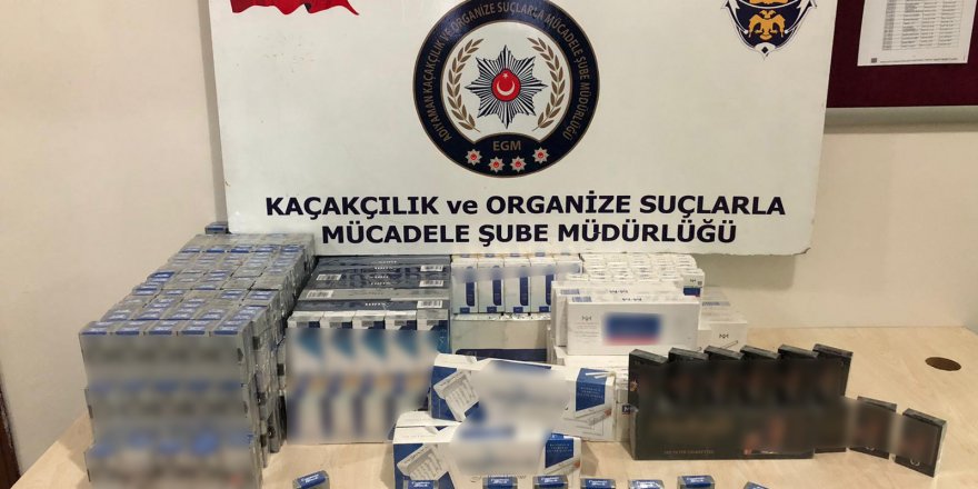 ADIYAMAN'DA KAÇAK SİGARAYA 1 GÖZALTI