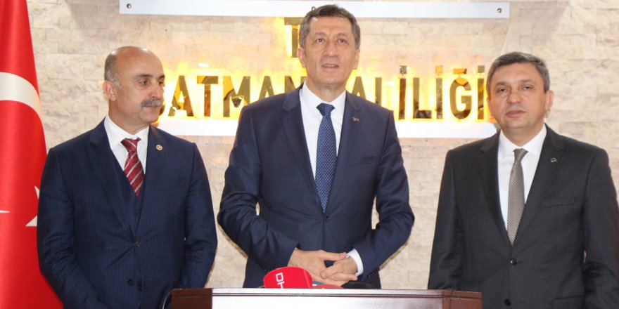 MİLLİ EĞİTİM BAKANI SELÇUK, BATMAN'DA