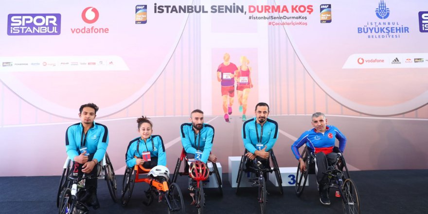 İSTANBUL MARATONU'NDA BAĞCILAR’IN ENGELLİ SPORCULARI İLK 3’TE YER ALDI