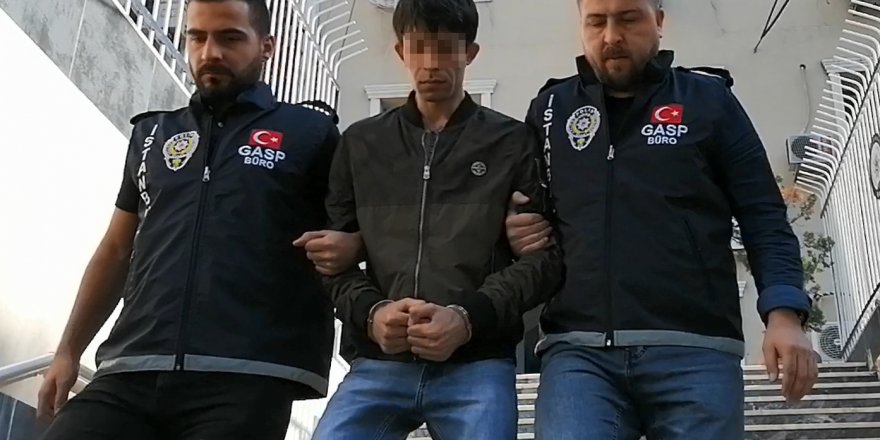 BAKÜ'DEN SOYGUN İÇİN İSTANBUL'A GELMİŞLER... SOYGUN ANI GÜVENLİK KAMERASINDA