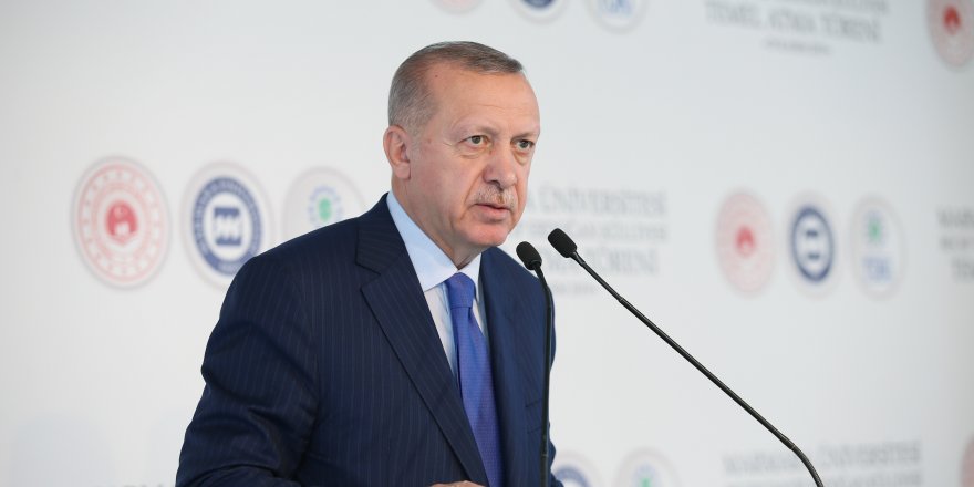 ERDOĞAN: (MACRON'A TEPKİ) SON AÇIKLAMALARI HASTALIKLI ANLAYIŞIN YANSIMASIDIR (1)