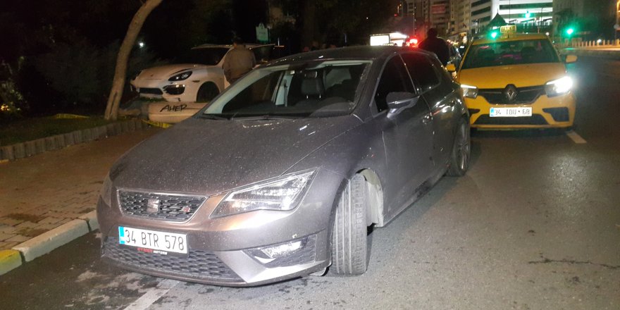 ŞİŞLİ'DE CİP VE OTOMOBİL KURŞUN YAĞMURUNA TUTULDU: 1 AĞIR YARALI