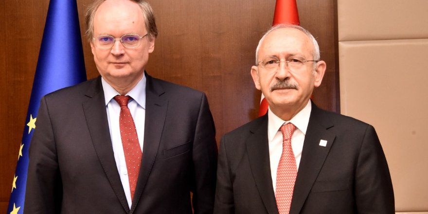 KILIÇDAROĞLU BÜYÜKELÇİ CRİSTİAN BERGER İLE BİR ARAYA GELDİ