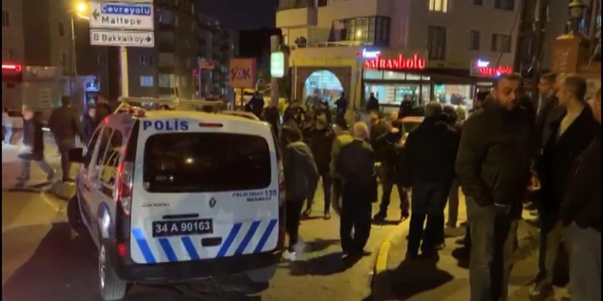 MALTEPE'DE OTOMOBİL KURŞUN YAĞMURUNA TUTULDU: 2 YARALI (1)