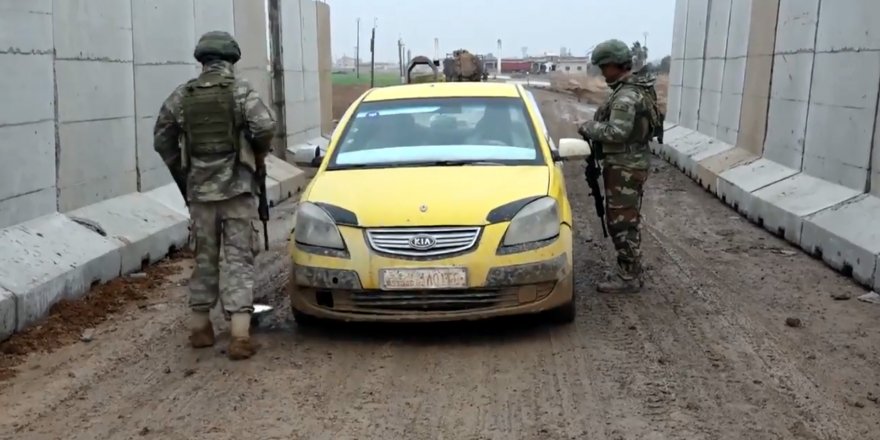 MSB: TEL ABYAD'DA YOL KONTROL NOKTASI İNŞASI TAMAMLANDI