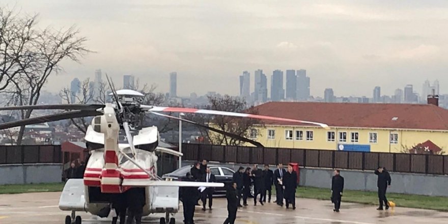 Cumhurbaşkanı Erdoğan Helikopterle Gebze’ye Hareket Etti