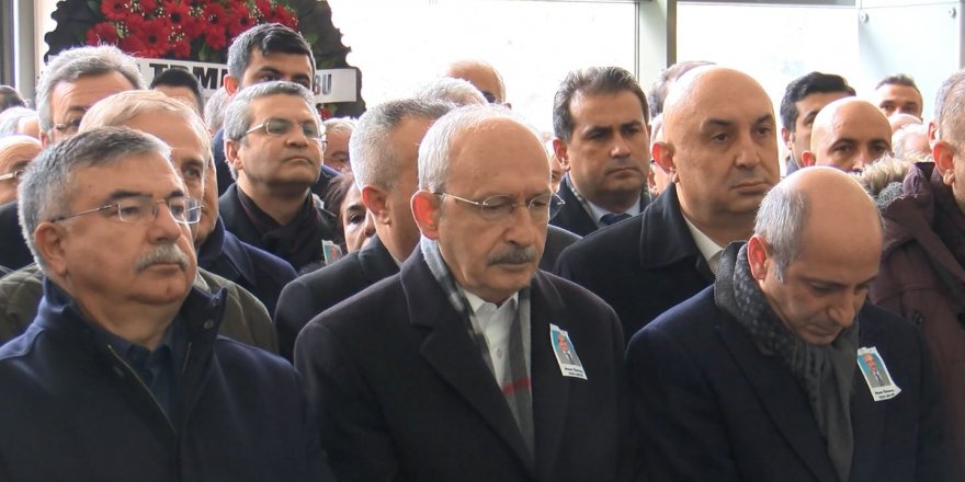 KILIÇDAROĞLU, CENAZE TÖRENİNE KATILDI