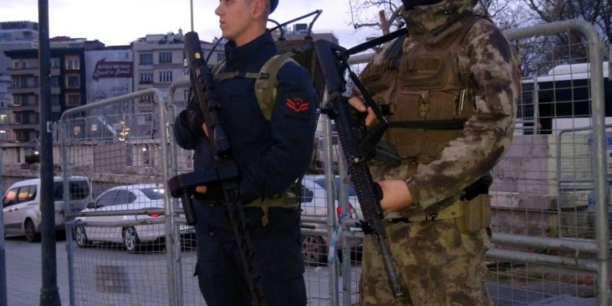 Taksim Meydanı’nda ’Drone Savar’lı Güvenlik Önlemi