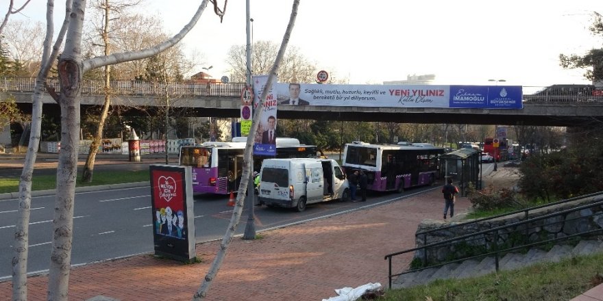 İstanbul’un Göbeğinde Akıl Almaz Kaza