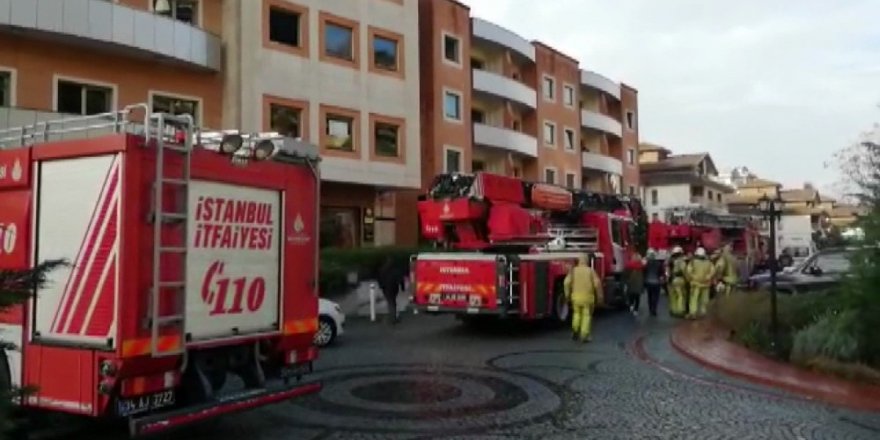 Beykoz’da Lüks Sitede Yangın Paniği