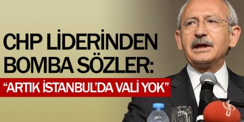 Artık İstanbul'da vali yok