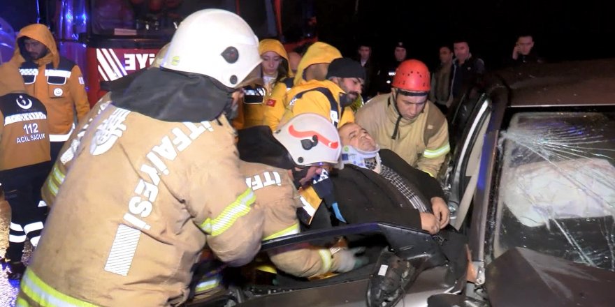 SARIYER'DE TERS YÖNE GİREN ALKOLLÜ SÜRÜCÜ ZİNCİRLEME KAZAYA NEDEN OLDU