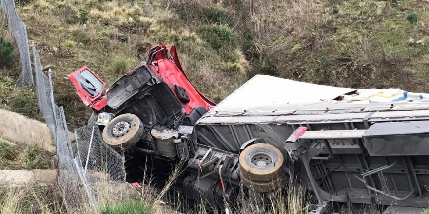 Kuzey Marmara Otoyolunda Faciadan Dönüldü: 1 Yaralı