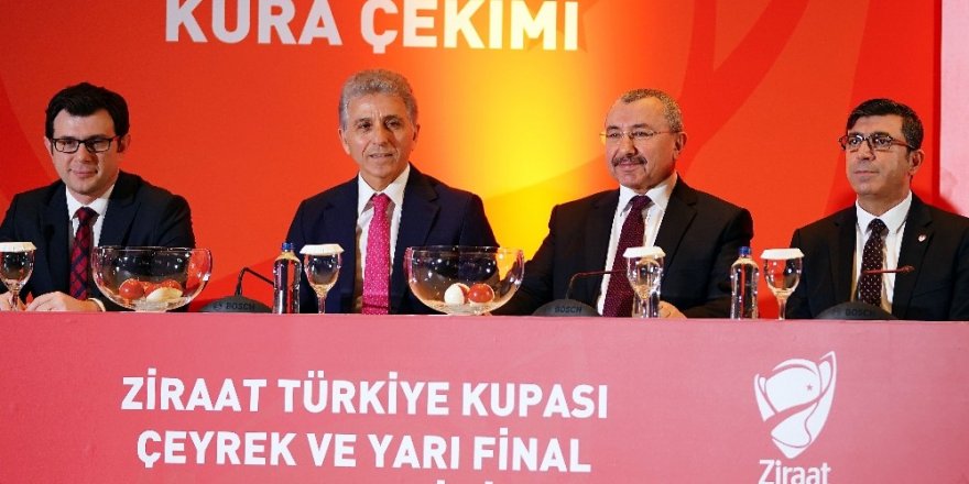 Ziraat Türkiye Kupası’nda Çeyrek Ve Yarı Final Eşleşmeleri Belli Oldu