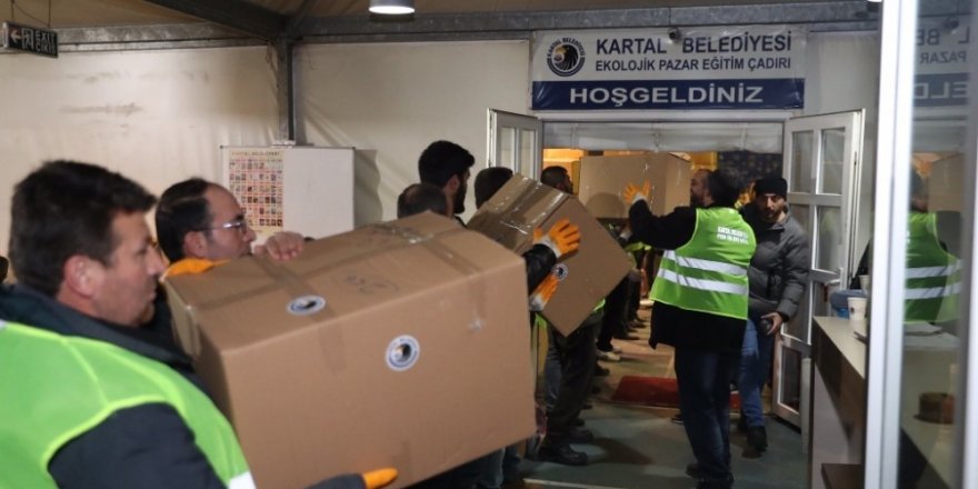 Kartal’dan Elazığ’a Yardım Tırı Yola Çıktı