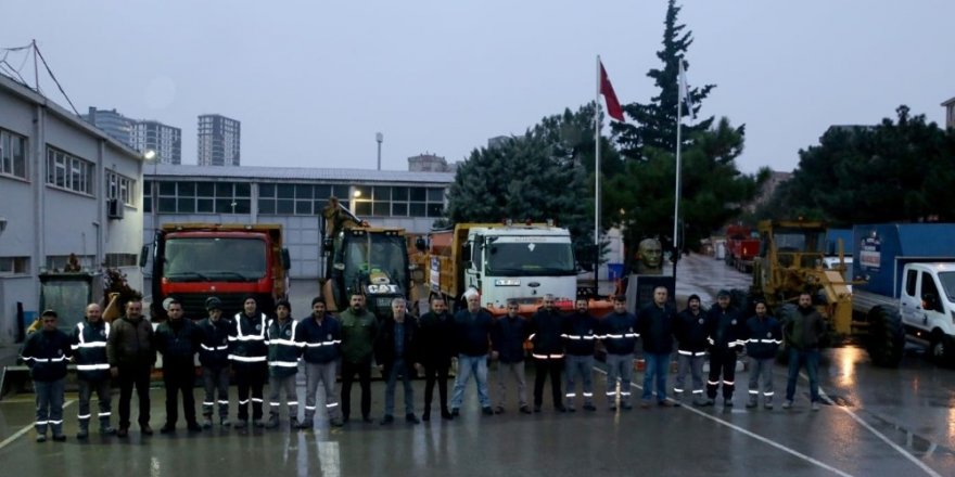 Kartal Belediyesi Kar Yağışına Hazır