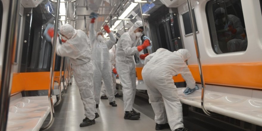 Metro Vagonları Virüse Karşı Nano Teknoloji İle Temizleniyor