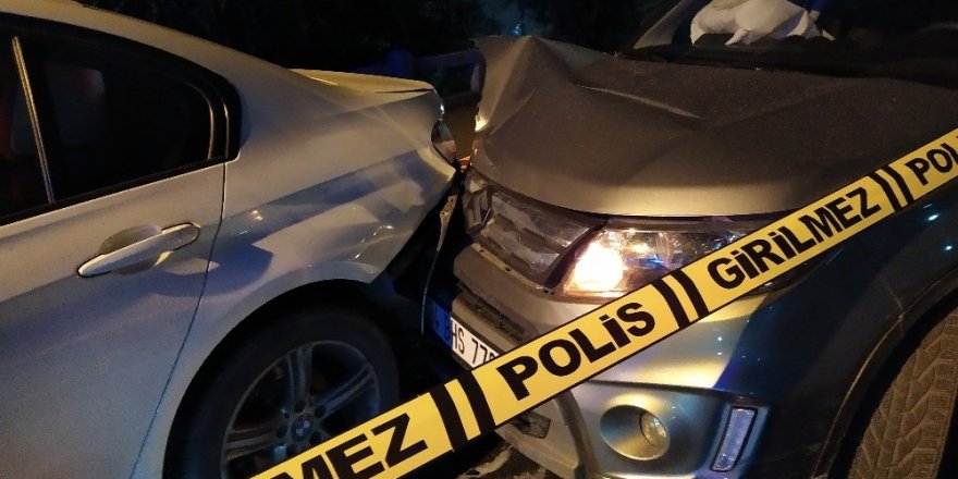 Alkollü Sürücü Lüks Otomobile Çarptı