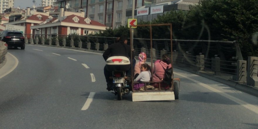 Kağıthane Tüneli’nde İlginç Yolculuk