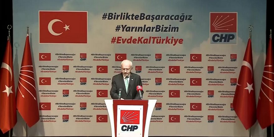 KILIÇDAROĞLU: BU SALGINI HEP BİRLİKTE YENECEĞİZ