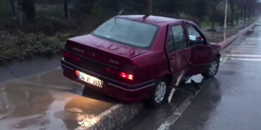 Kaza Yaptı Aracını Bırakıp Ormana Kaçtı