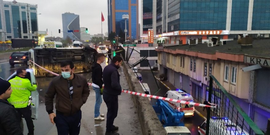 Bağcılar’da Sıradışı Kaza