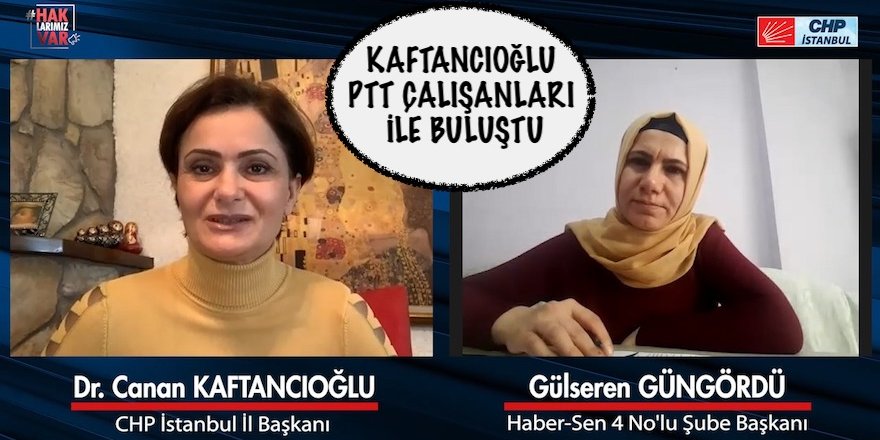 KAFTANCIOĞLU PTT ÇALIŞANLARI İLE BULUŞTU