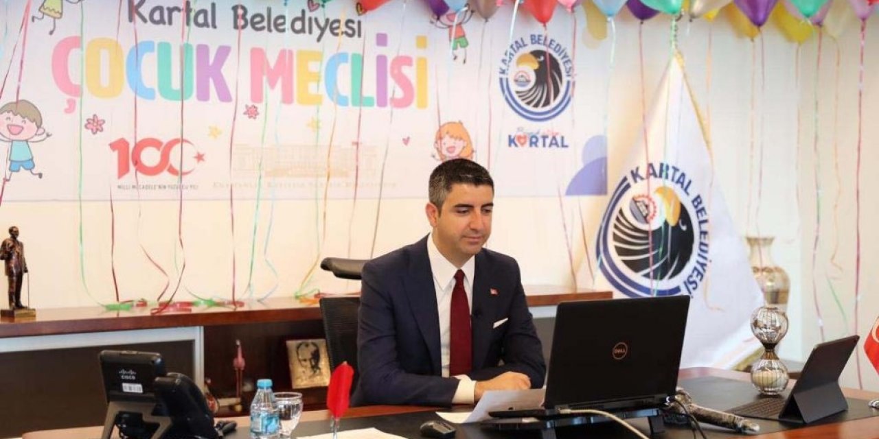 Kartal Belediyesi, Çocuk Meclisi’nin İlk Toplantısını, 23 Nisan’da Online Gerçekleştirdi