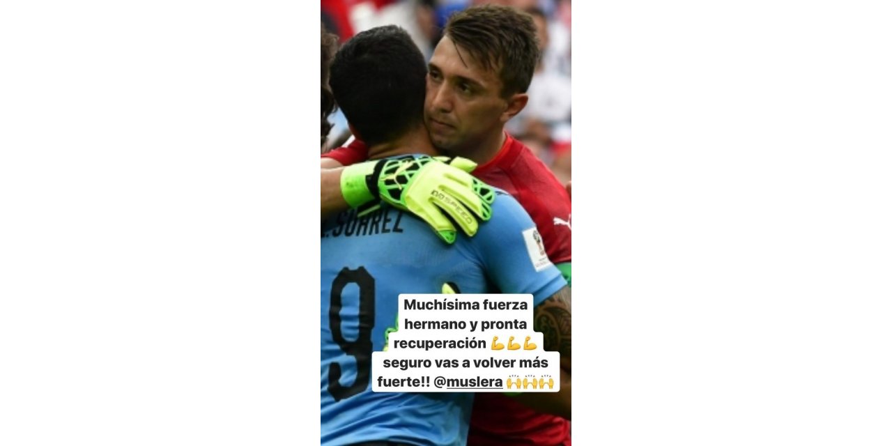 Luis Suarez’den Muslera’ya Geçmiş Olsun Mesajı