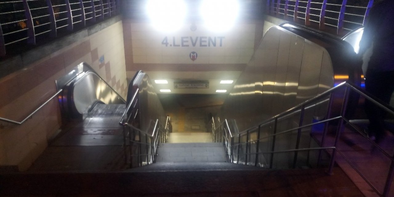 4. Levent Metro İstasyonunda Bir Kadın Kendini Raylara Attı