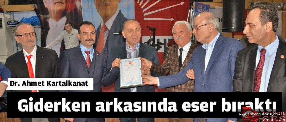 Dr. Ahmet Kartalkanat, Giderken arkasında eser bıraktı