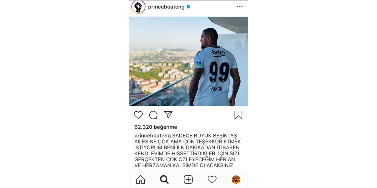 Boateng’den Duygusal Paylaşım