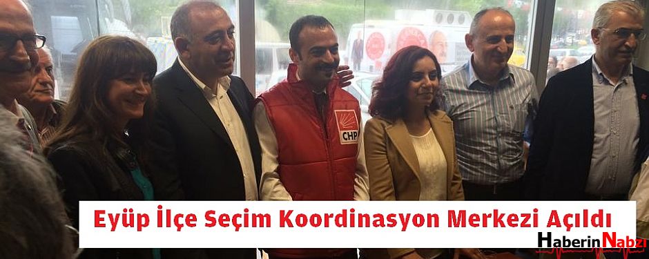 Gürsel Tekin , Eyüp İlçe Seçim Koordinasyon Merkezi'ni açtı