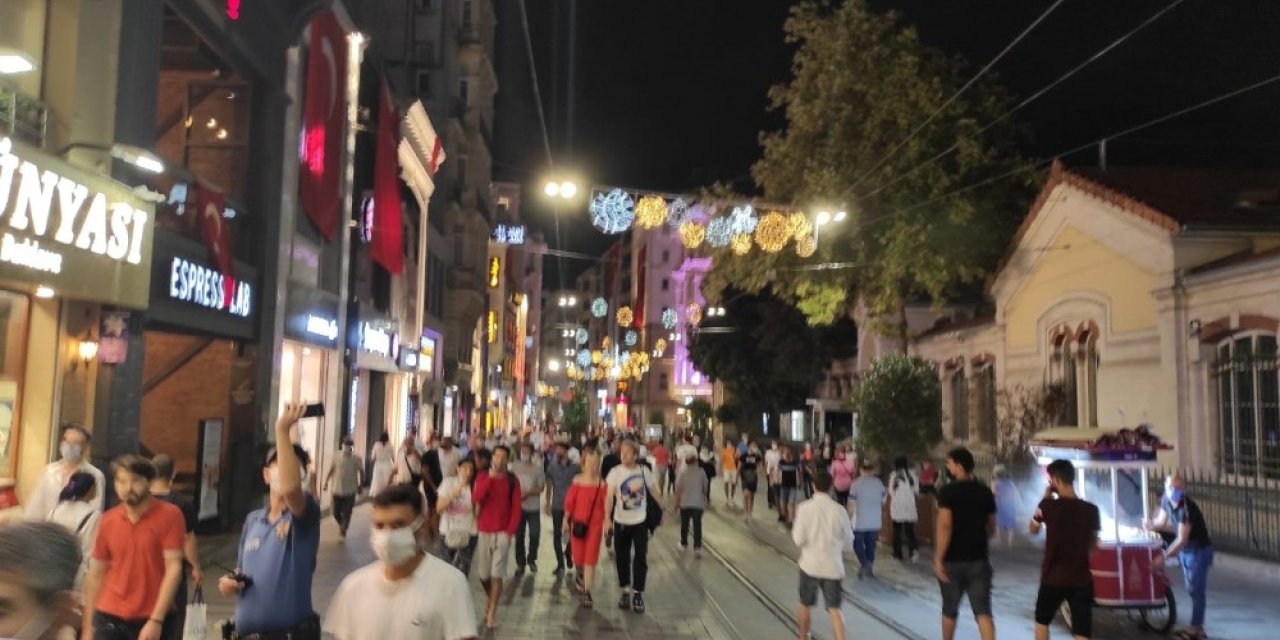 İstiklal Caddesinde Korona Virüs Denetimi Yapıldı