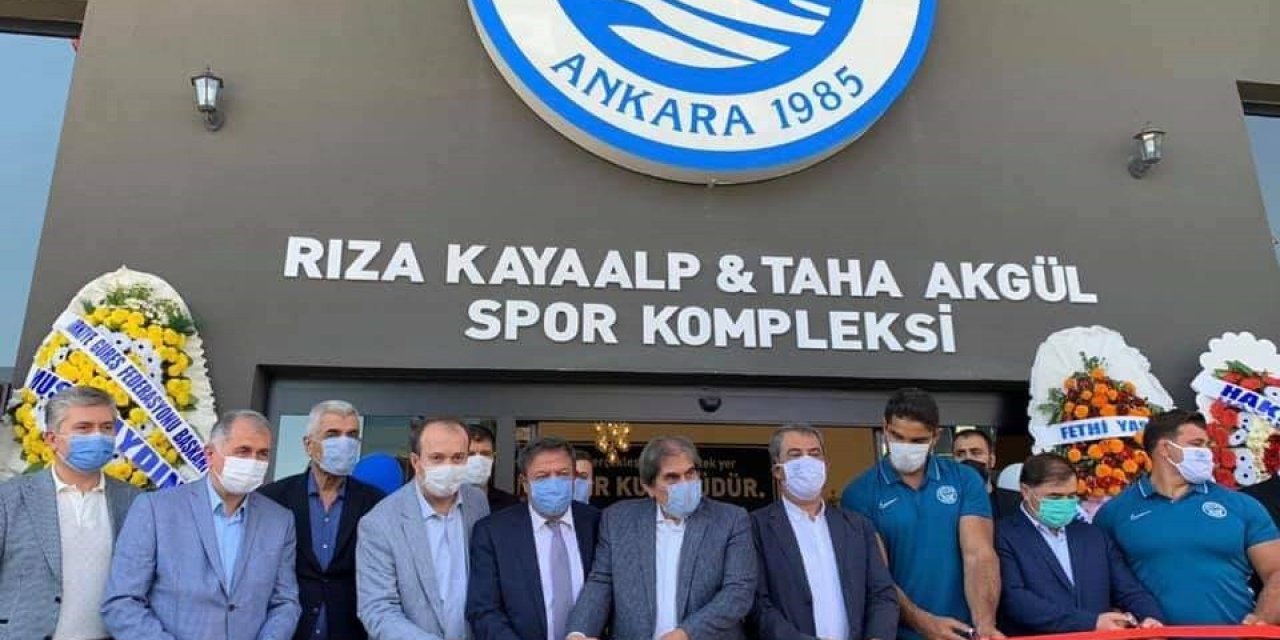 Rıza Kayaalp Ve Taha Akgül Adına Spor Tesisi Açıldı