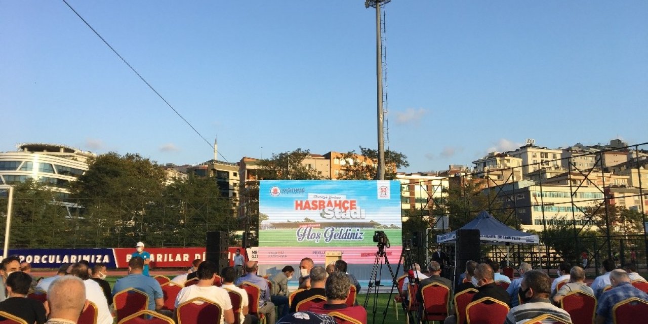 Kağıthane Hasbahçe Stadı Yenilendi