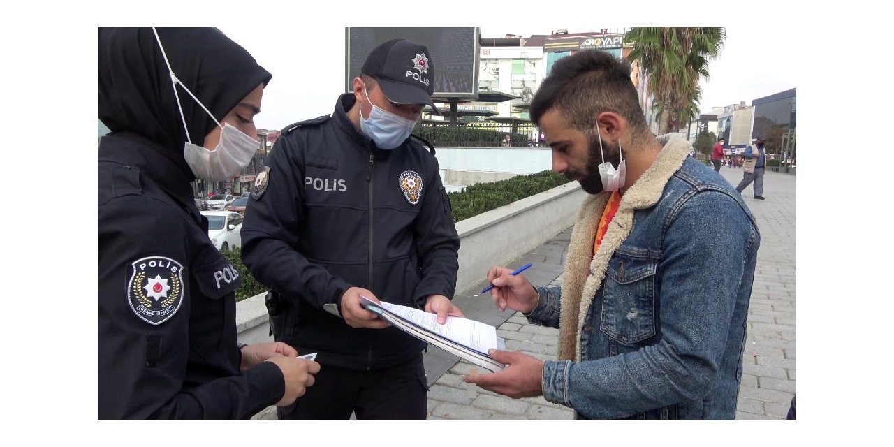 Arnavutköy’de Maske Denetimi