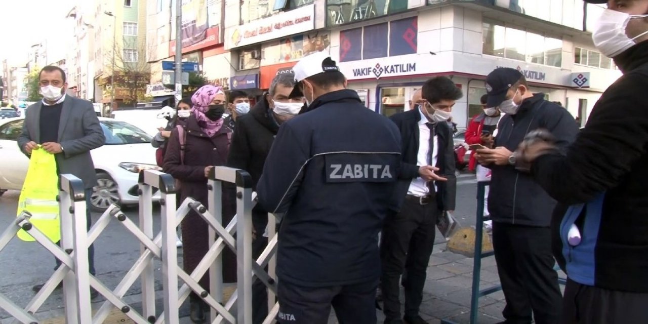 Esenler Dörtyol Meydanı’nda Hes Kodu Uygulaması