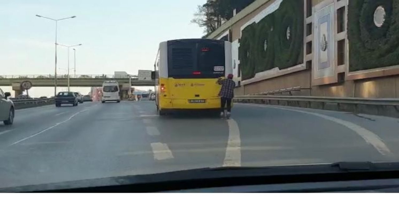 70 Kilometre Hızla Paten Yolculuğu Kamerada