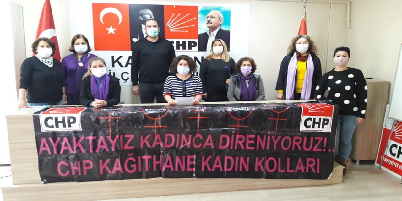 CHP Kağıthane'den kadına şiddet açıklaması