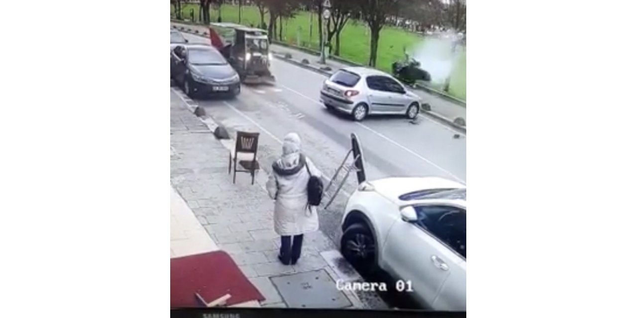 Beykoz’da Feci Motosiklet Kazası Kamerada