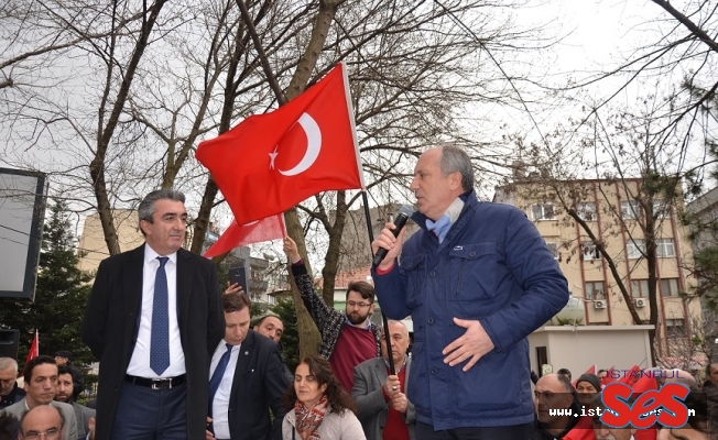 Bayrampaşa halkına CHP'li İnce'den 'Hayır’lı' ziyaret