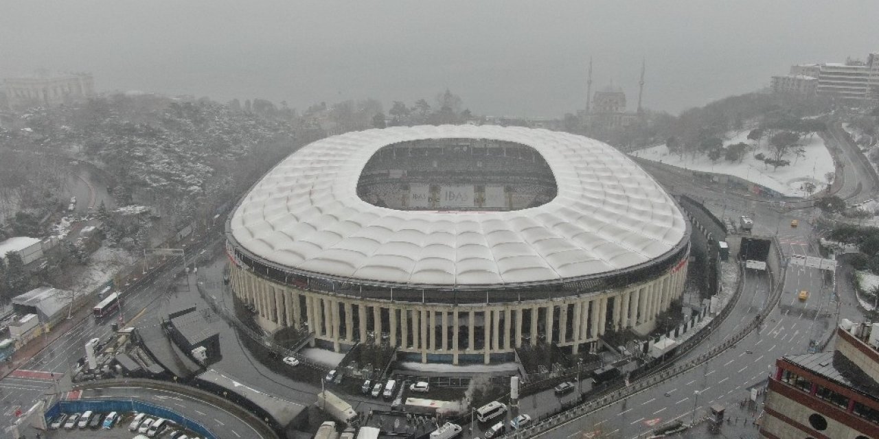 Dev Derbi Öncesi Vodefone Park’taki Son Durum Havadan Görüntülendi