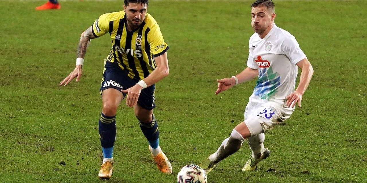 Süper Lig: Fenerbahçe: 1 - Çaykur Rizespor: 0 (ilk Yarı)