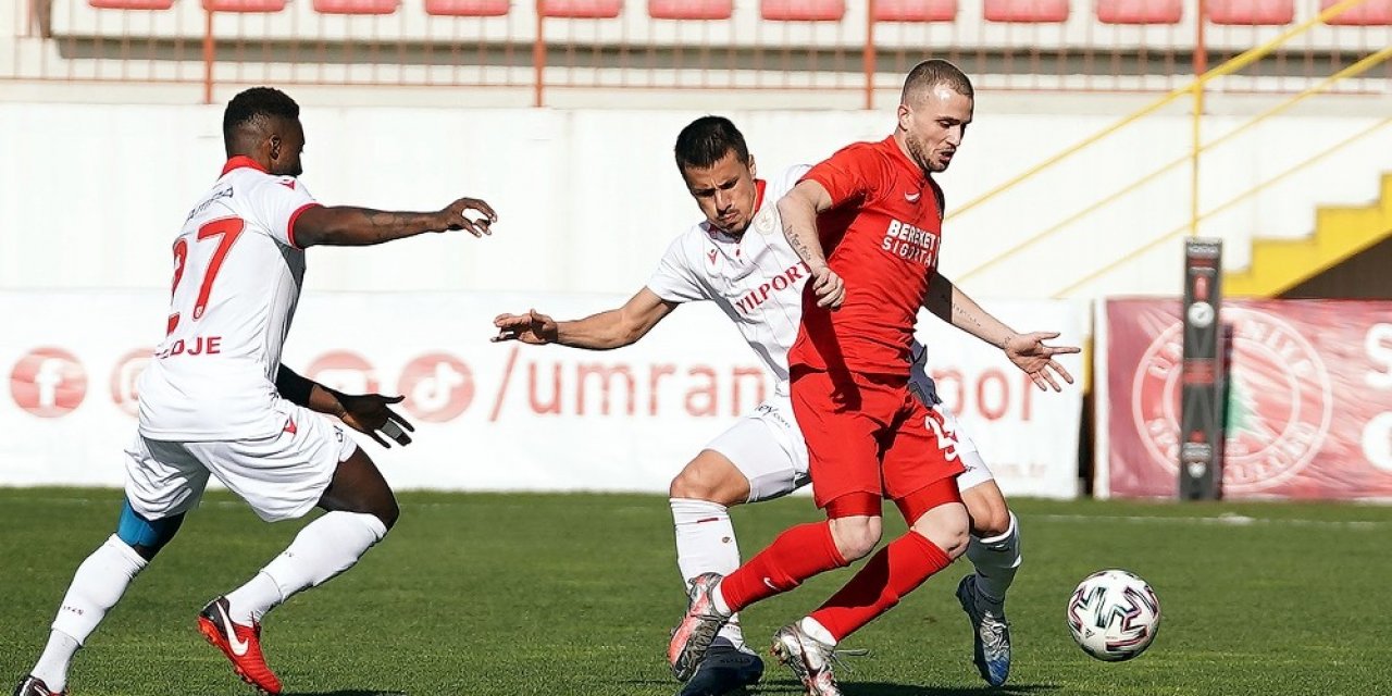 Tff 1. Lig: Ümraniyespor: 2 - Samsunspor: 2