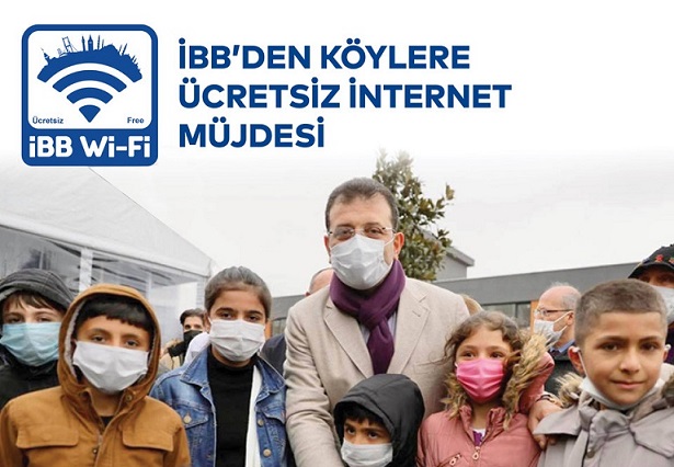 İBB’DEN KÖYLERE ÜCRETSİZ İNTERNET HİZMETİ