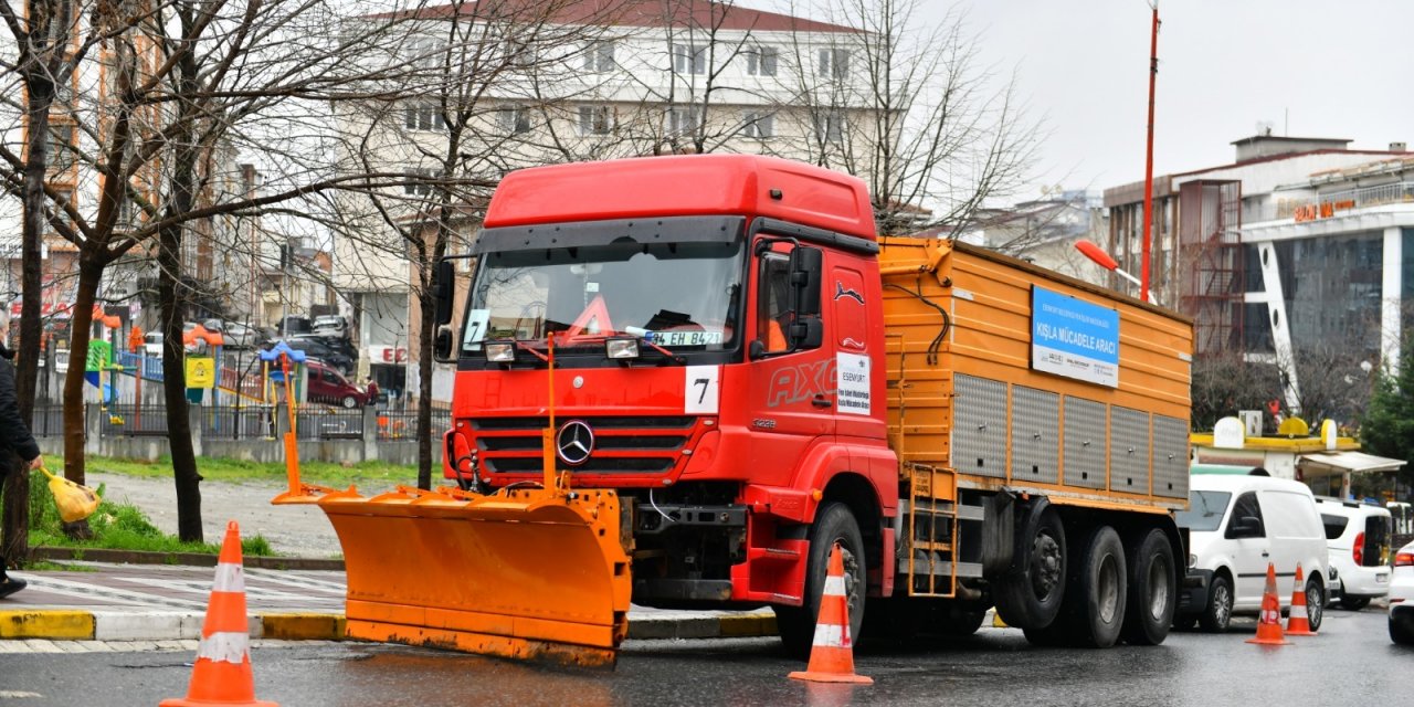 Esenyurt'ta Kışla Mücadele Ekipleri Hazırlıklarını Tamamladı