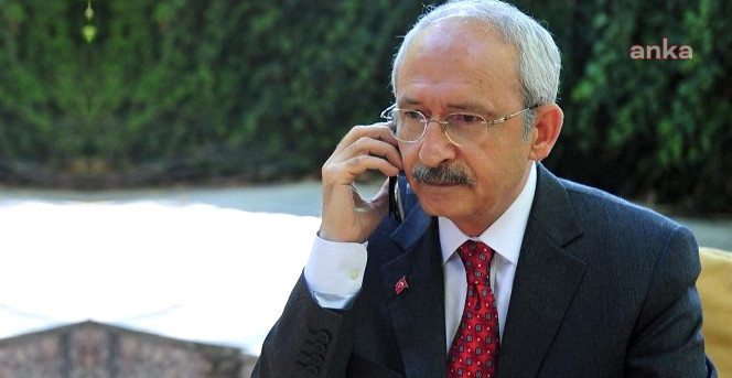 KILIÇDAROĞLU'NDAN, BAŞSAĞLIĞI TELEFONU