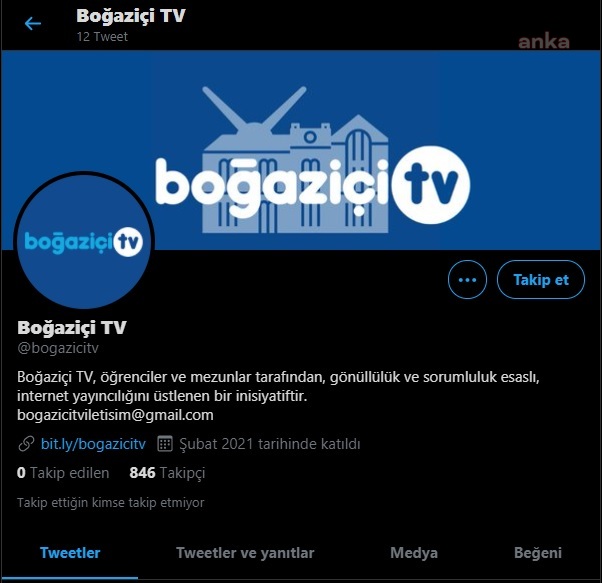 BOĞAZİÇİLİ ÖĞRENCİLER TELEVİZYON KURDU